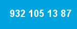 932 105 13 87 932 105 13 87